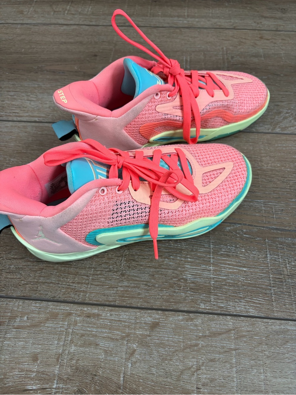Jordan Tatum 1 Pink Lemonade 4.5Y Basketball Shoes